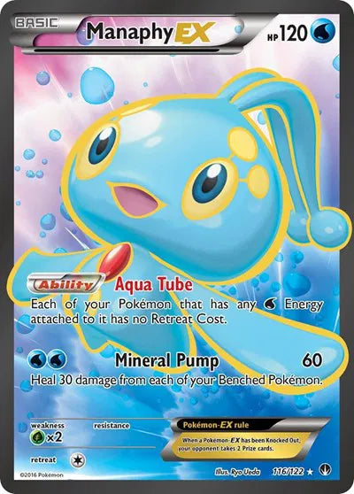 Manaphy EX (Full Art) BREAKpoint Ultra Rare 116