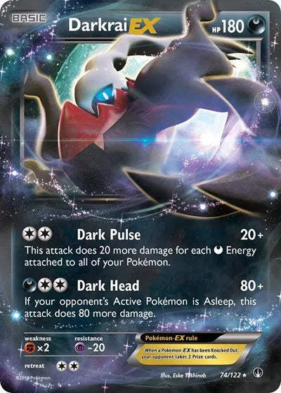 Darkrai EX BREAKpoint Ultra Rare 74