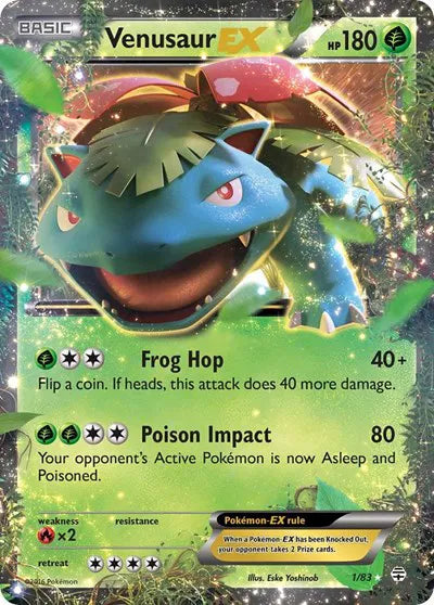 Venusaur EX Generations Ultra Rare 1