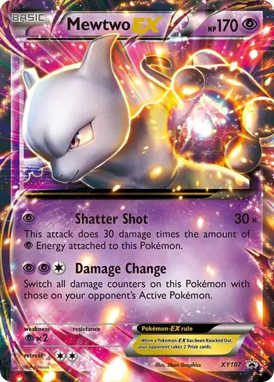 Mewtwo EX Promo XY107 XY Promos