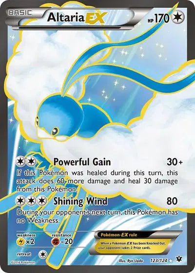 Altaria EX (Full Art) Pokemon Ultra Rare 123 XY - Fates Collide