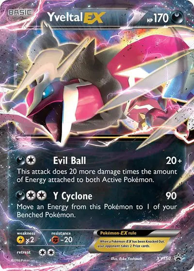 Yveltal EX Pokemon Promo XY150 XY Promos