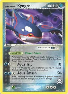 Team Aqua's Kyogre - 3/95 (EX Team Magma vs Team Aqua) - Deck Exclusives (PR)