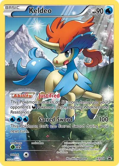 Keldeo Pokemon Promo XY118 XY Promos