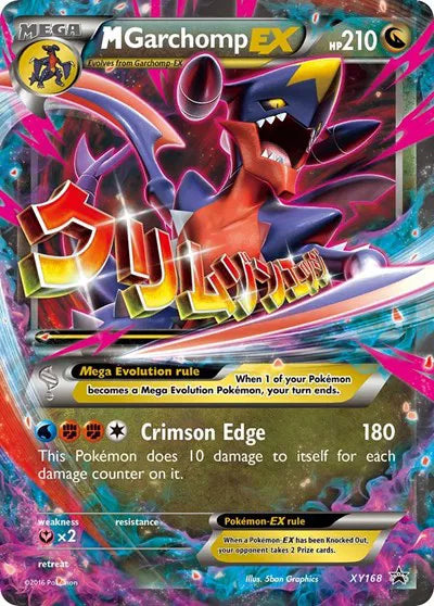 M Garchomp EX Pokemon Promo XY168 XY Promos