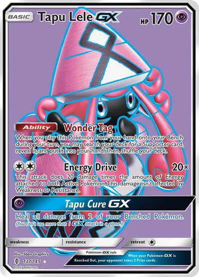 Tapu Lele GX (Full Art) Guardians Rising Ultra Rare 137/145