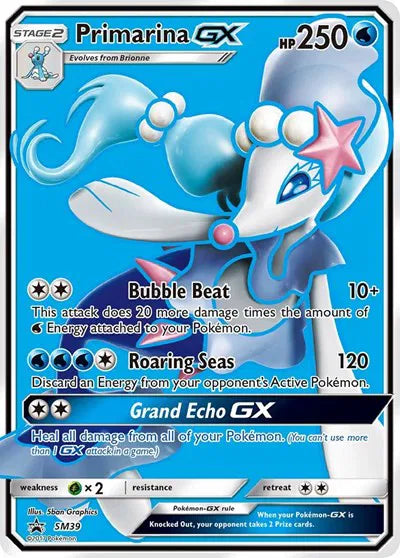Primarina GX Sun & Moon Promo Promo SM39