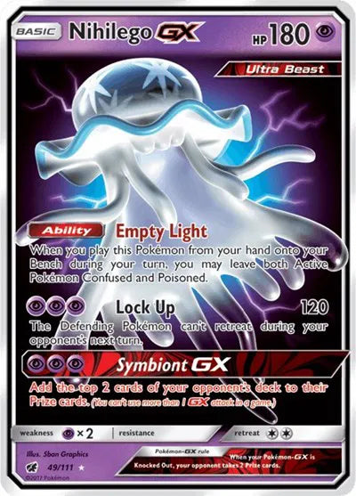 Nihilego GX Crimson Invasion Ultra Rare 49/111