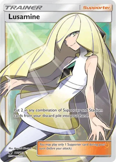 Lusamine (Full Art) Crimson Invasion Ultra Rare 110/111