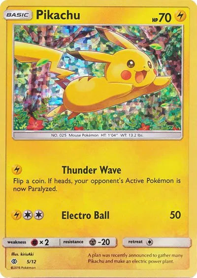 Pikachu McDonald's Promos 2017 Promo 5