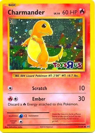 Charmander - 9/108 (Toys R Us Promo) Miscellaneous Cards & Products Promo 009/108