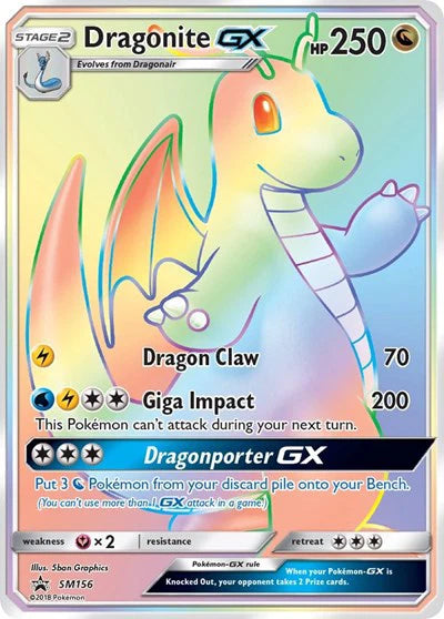 Dragonite GX SM156 Sun & Moon Promo