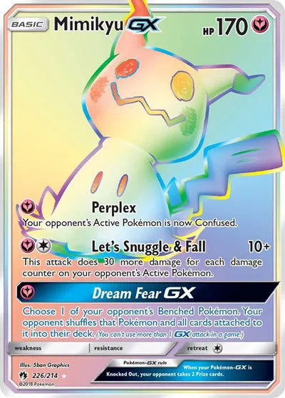 Mimikyu GX (Secret) Lost Thunder Secret Rare 226