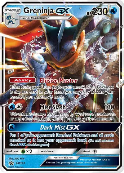 Greninja GX Sun & Moon Promo Promo SM197