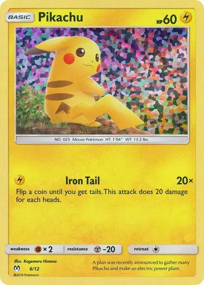 Pikachu McDonald's Promos 2019 Promo 6/12