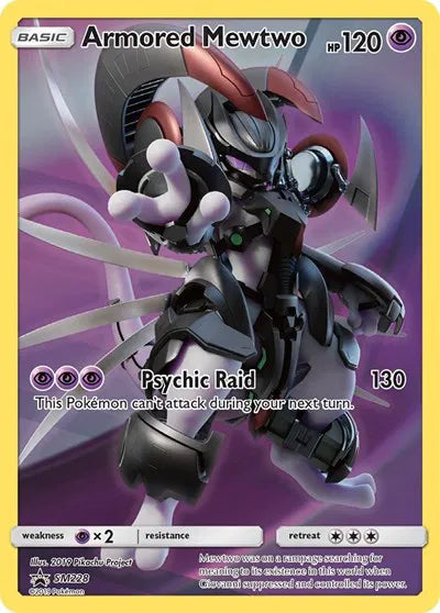 Armored Mewtwo Pokemon Promo SM228 Sun & Moon Promo