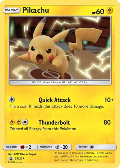 Pikachu Sun & Moon Promo Promo SM227