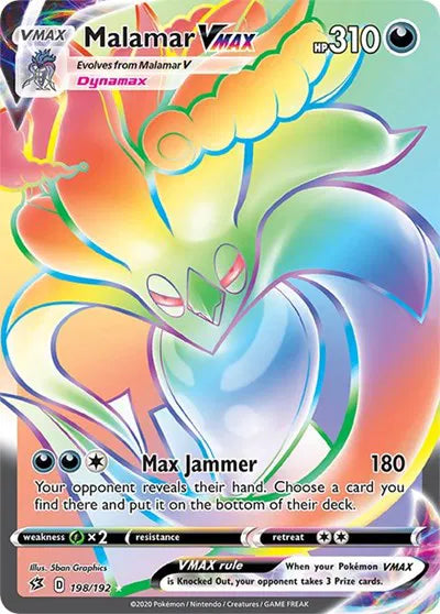 Malamar VMAX (Secret) Rebel Clash Secret Rare 198/192