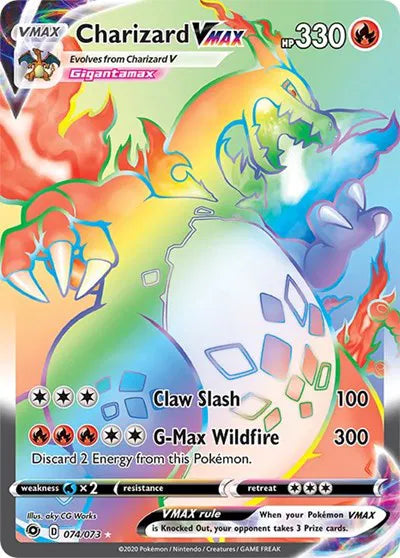 Charizard VMAX (Secret) Champion's Path Secret Rare 74/73