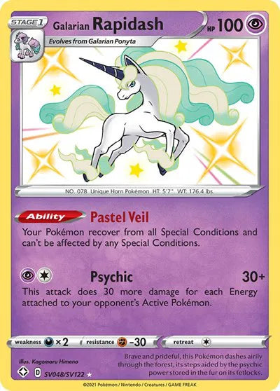 Galarian Rapidash - Shining Fates: Shiny Vault (SHFSV)
