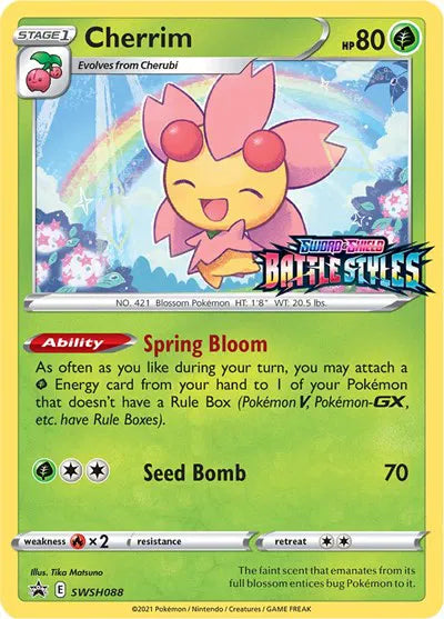 Cherrim (Prerelease) Sword & Shield Promo Promo SWSH088