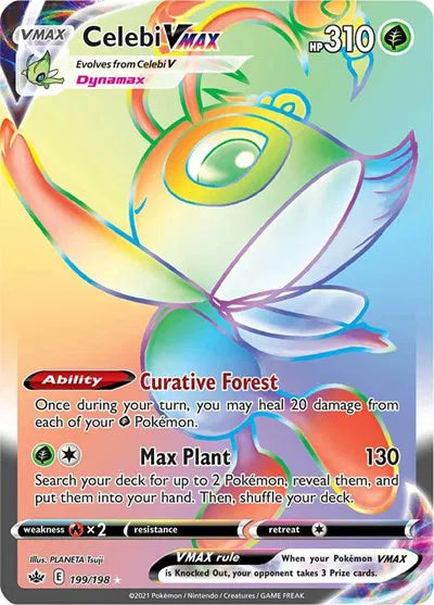 Celebi VMAX (Secret) Chilling Reign Secret Rare 199/198