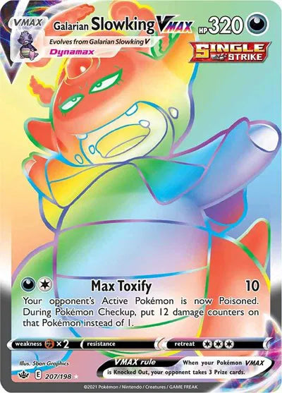 Galarian Slowking VMAX (Secret) Chilling Reign Secret Rare 207/198