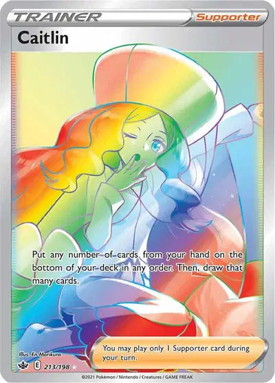 Caitlin (Secret) Secret Rare 213/198 Chilling Reign