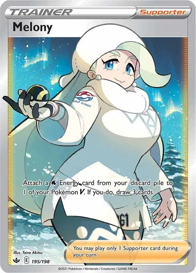 Melony (Full Art) Ultra Rare 195/198 Chilling Reign