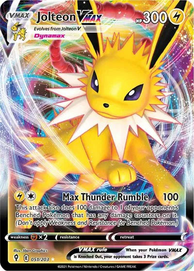 Jolteon VMAX Evolving Skies Ultra Rare 051/203