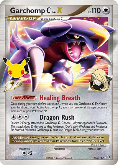Garchomp C LV.X Celebrations: Classic Collection Classic Collection 145/147