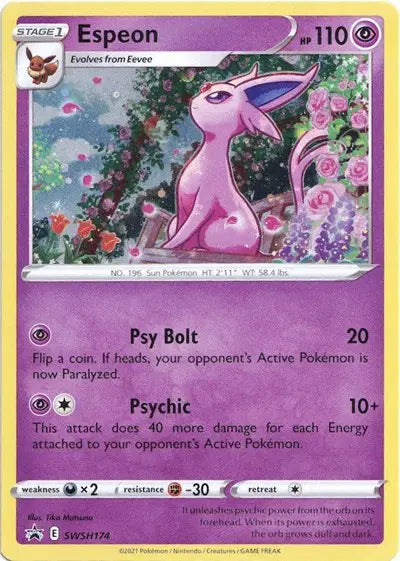 Espeon Promo SWSH174 Sword & Shield Promo
