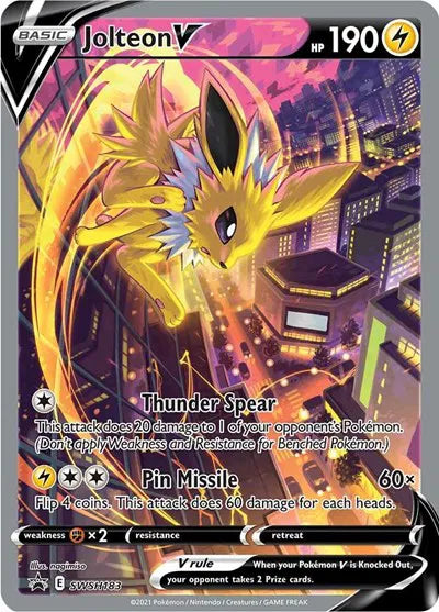 Jolteon V - SWSH183 Pokemon Promo SWSH183 Sword & Shield Promo