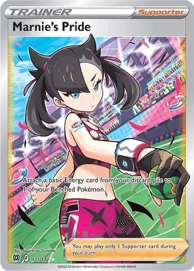 Marnie's Pride (Full Art) Pokemon Ultra Rare 171/172 Brilliant Stars