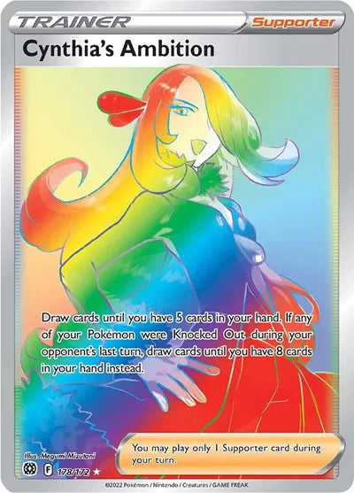 Cynthia's Ambition (Secret) Brilliant Stars Ultra Rare 178/172