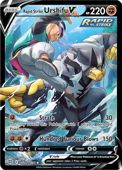 Rapid Strike Urshifu V Brilliant Stars Trainer Gallery Ultra Rare TG20/TG30