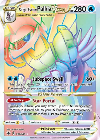 Origin Forme Palkia VSTAR (Secret) Ultra Rare 192/189 Astral Radiance