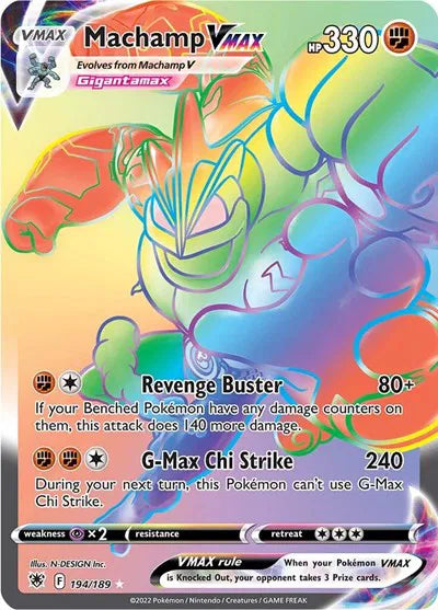 Machamp VMAX (Secret) Astral Radiance Ultra Rare 194/189