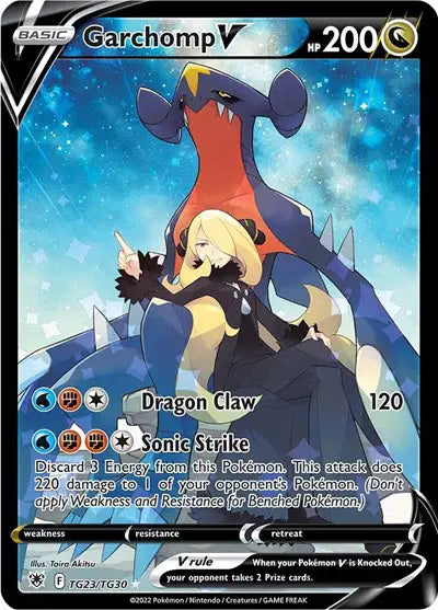 Garchomp V Pokemon Ultra Rare TG23/TG30 Astral Radiance Trainer Gallery