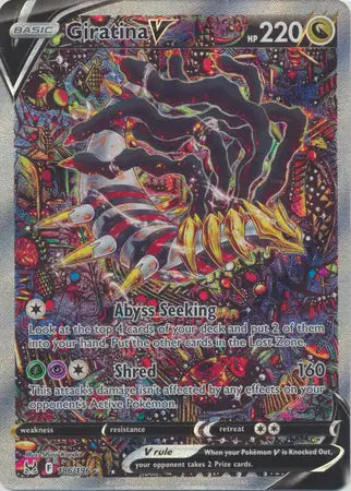 Giratina V (Alternate Full Art) Lost Origin Ultra Rare 186/196