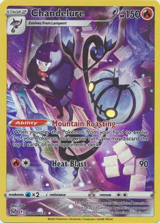 Chandelure Lost Origin Trainer Gallery Ultra Rare TG04/TG30