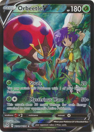 Orbeetle V Lost Origin Trainer Gallery Ultra Rare TG12/TG30