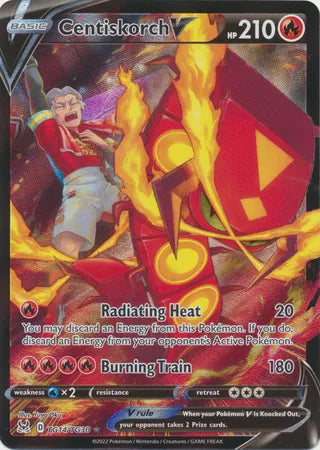 Centiskorch V Ultra Rare TG14/TG30 Lost Origin Trainer Gallery