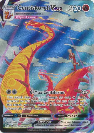 Centiskorch VMAX Ultra Rare TG15/TG30 Lost Origin Trainer Gallery