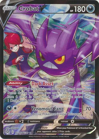 Crobat V Lost Origin Trainer Gallery Ultra Rare TG20/TG30