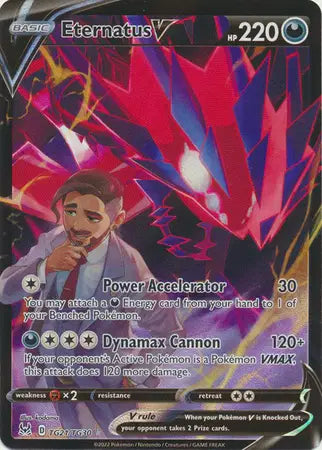 Eternatus V Ultra Rare TG21/TG30 Lost Origin Trainer Gallery