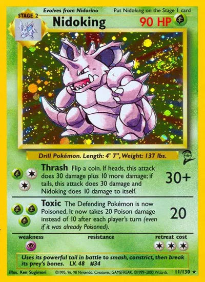Nidoking - Base Set 2 (BS2)