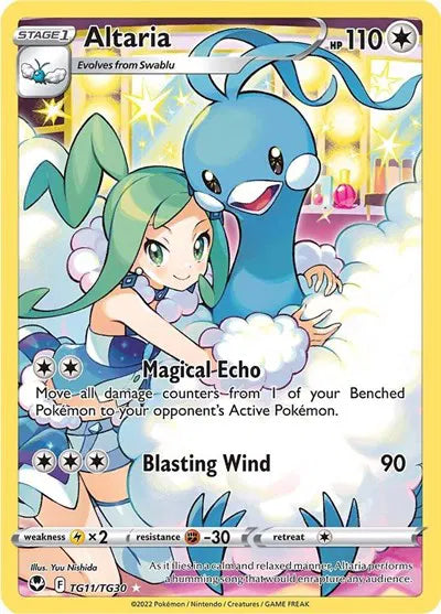 Altaria Pokemon • Ultra Rare • TG11/TG30 Silver Tempest Trainer Gallery - Near mint (NM)