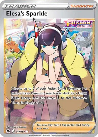 Elesa's Sparkle Ultra Rare 147/159 Crown Zenith