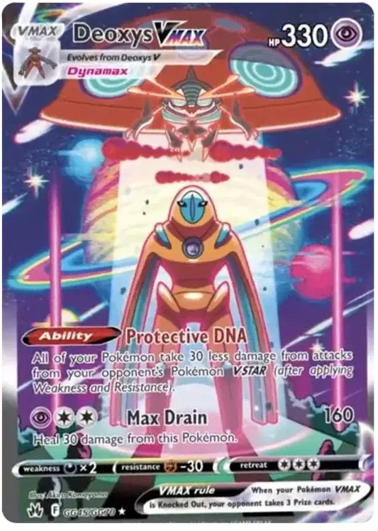 Deoxys VMAX Pokemon • Ultra Rare • GG45/GG70 Crown Zenith: Galarian Gallery